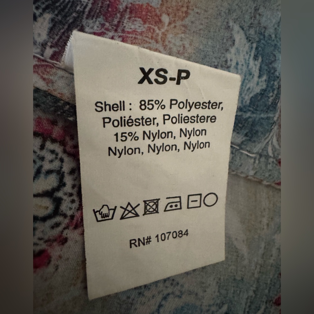 Chic Blue And Multicolor Patterned Mini Dress - image 6